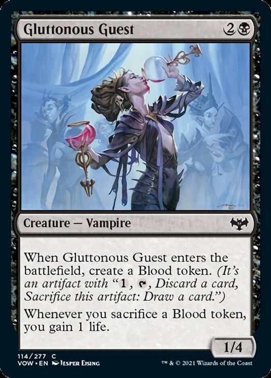 Gluttonous Guest [Innistrad: Crimson Vow] [Foil]