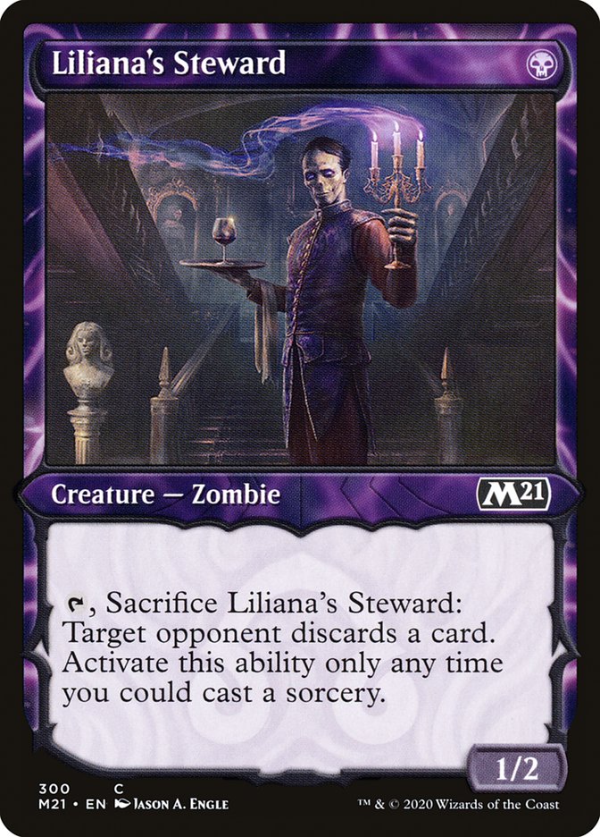 Liliana's Steward (Showcase) [Core Set 2021] [Foil]