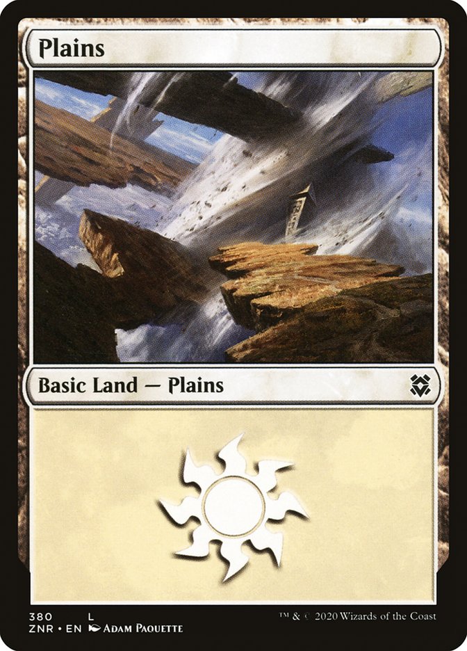 Plains (380) [Zendikar Rising] [Foil]