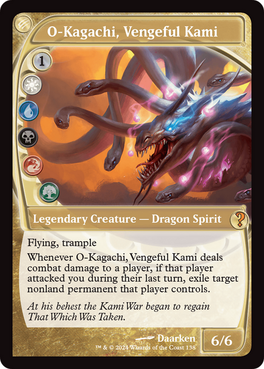 O-Kagachi, Vengeful Kami (Future Sight) [Mystery Booster 2]