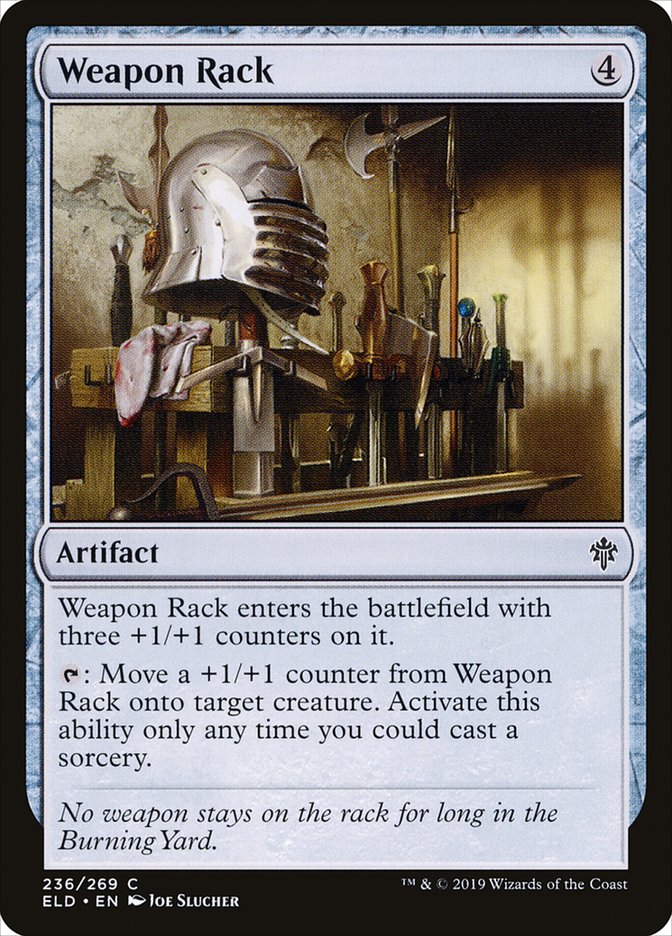 Weapon Rack [Throne of Eldraine] [Foil]