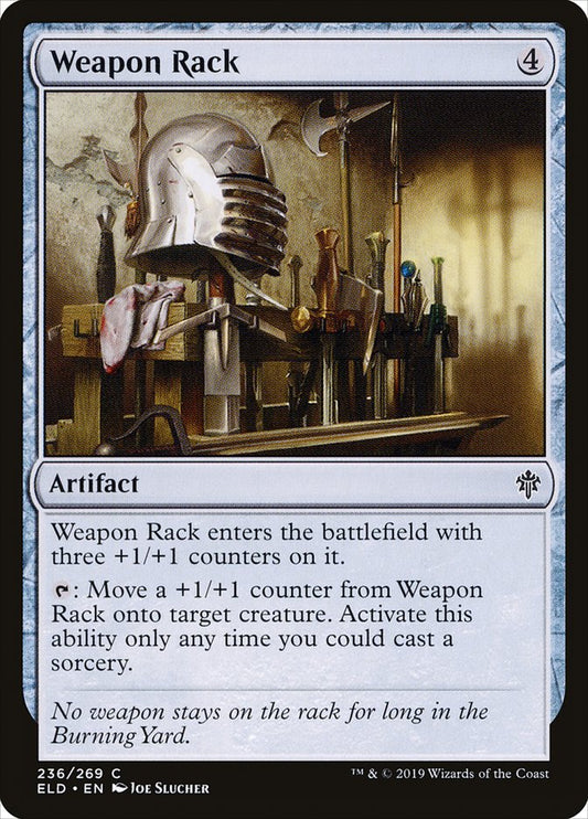 Weapon Rack [Throne of Eldraine] [Foil]
