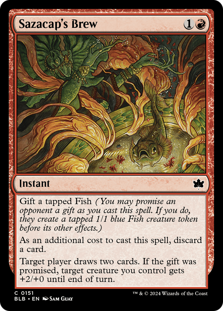 Sazacap's Brew [Bloomburrow] [Foil]