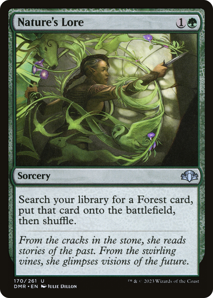 Nature's Lore [Dominaria Remastered] [Foil]
