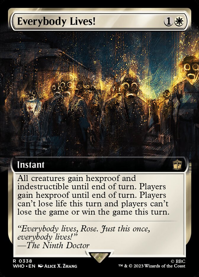 Everybody Lives! (Extended Art) [Doctor Who] [Foil]