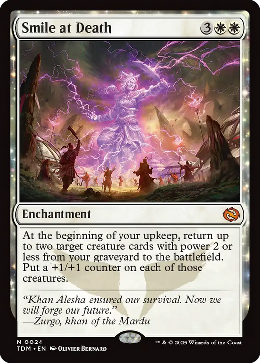 Smile at Death [Tarkir: Dragonstorm] [Foil]