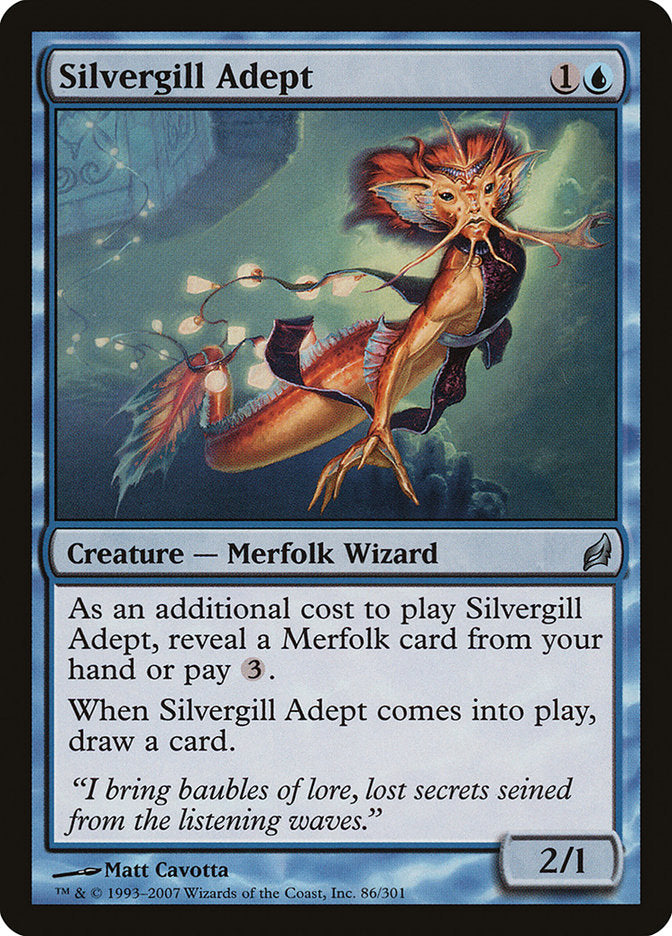 Silvergill Adept [Lorwyn] [Foil]