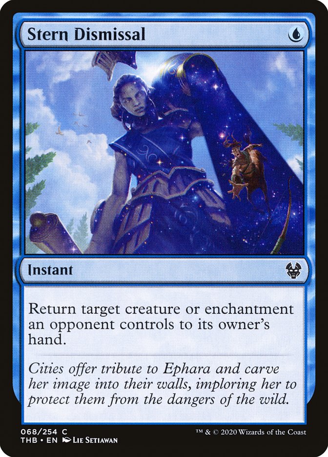 Stern Dismissal [Theros Beyond Death] [Foil]