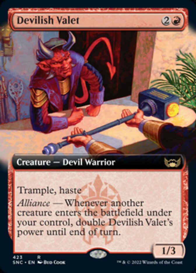 Devilish Valet (Extended Art) [Streets of New Capenna] [Foil]