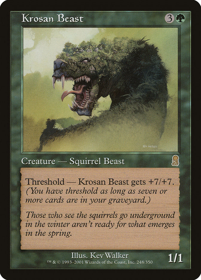 Krosan Beast [Odyssey] [Foil]