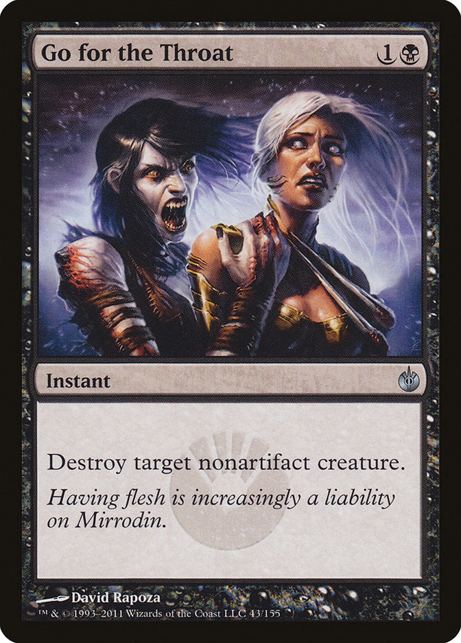 Go for the Throat [Mirrodin Besieged] [Foil]