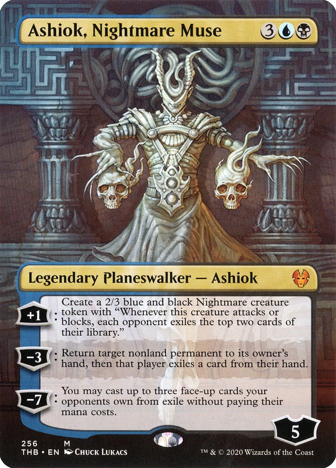 Ashiok, Nightmare Muse (Borderless) [Theros Beyond Death] [Foil]