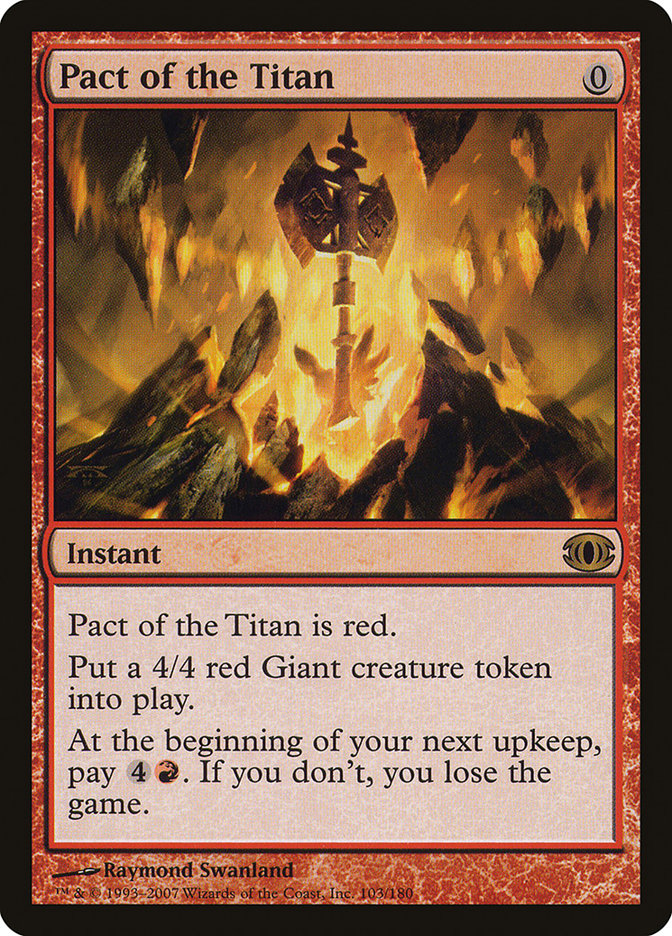 Pact of the Titan [Future Sight] [Foil]
