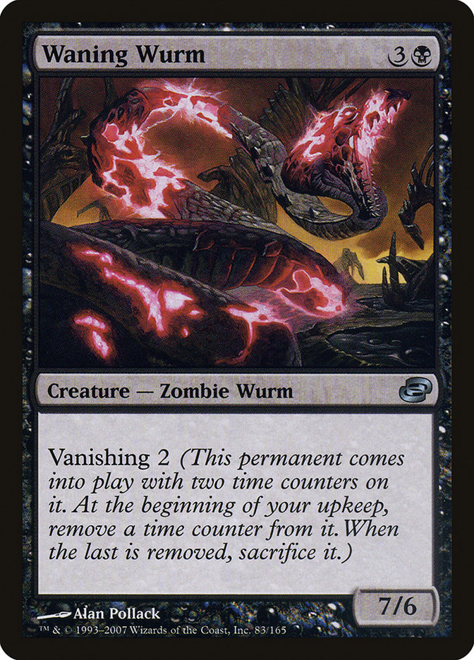 Waning Wurm [Planar Chaos] [Foil]