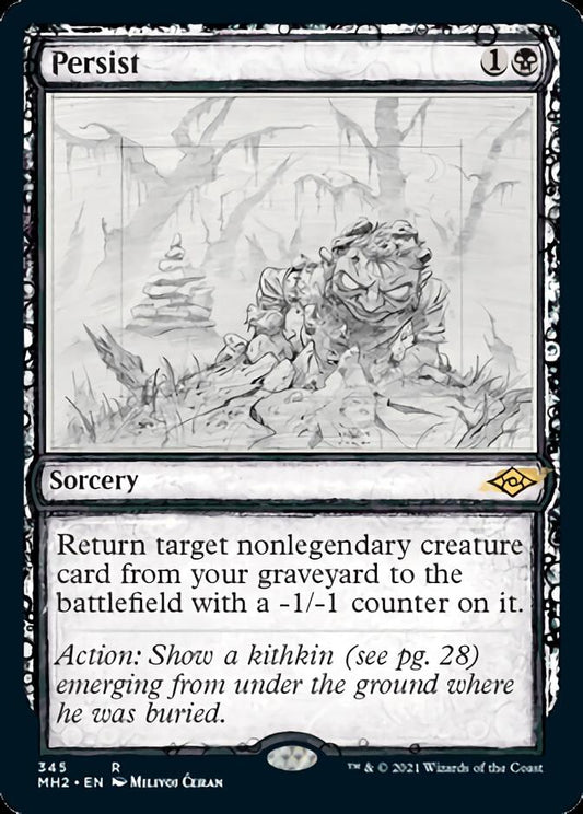Persist (Sketch) [Modern Horizons 2] [Foil]