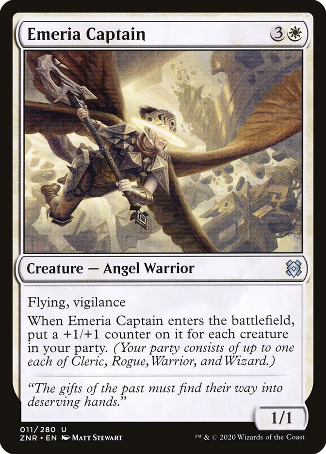 Emeria Captain [Zendikar Rising] [Foil]