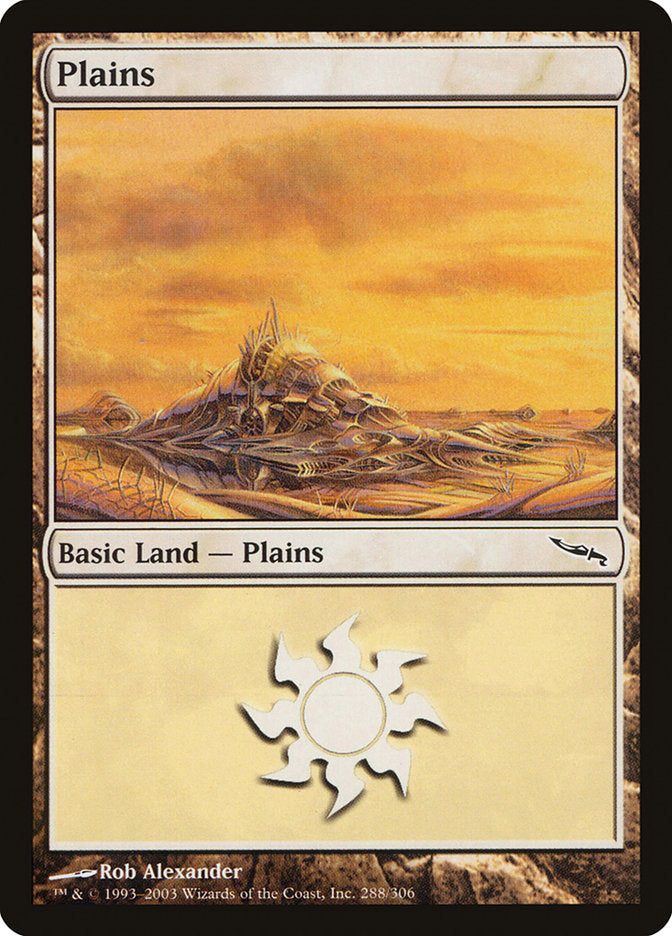 Plains (288) [Mirrodin] [Foil]