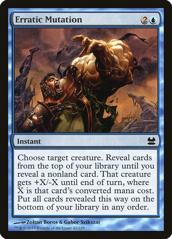 Erratic Mutation [Modern Masters] [Foil]