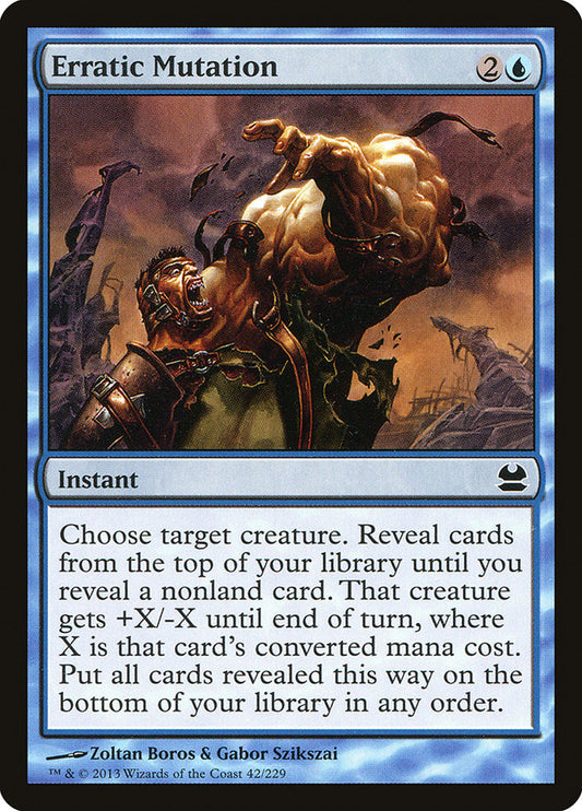 Erratic Mutation [Modern Masters] [Foil]