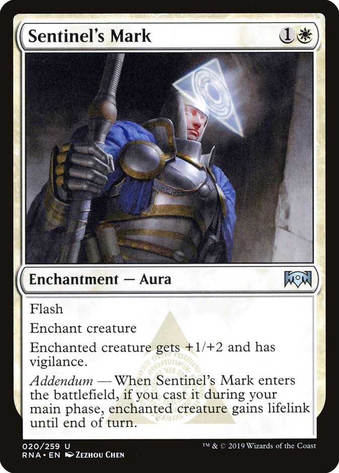 Sentinel's Mark [Ravnica Allegiance] [Foil]