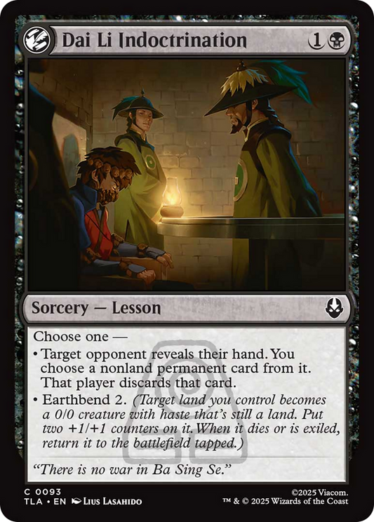 Dai Li Indoctrination [Avatar: The Last Airbender] [Foil]
