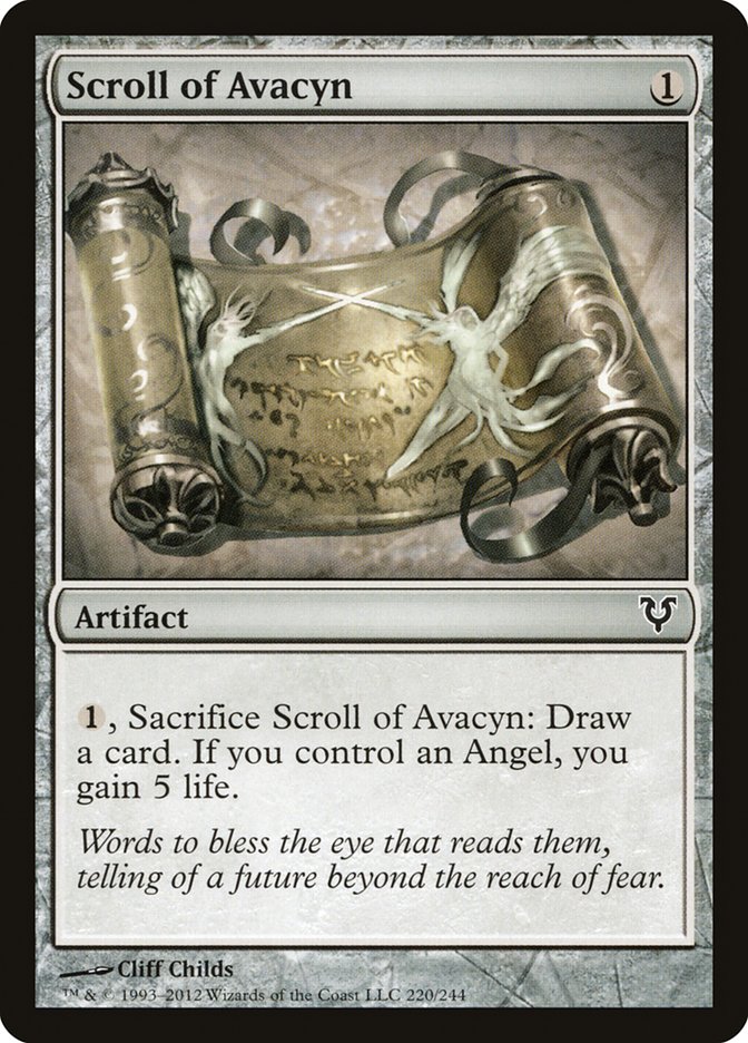 Scroll of Avacyn [Avacyn Restored] [Foil]