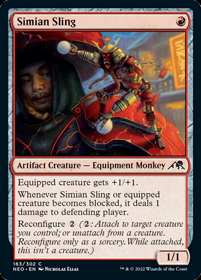 Simian Sling [Kamigawa: Neon Dynasty] [Foil]
