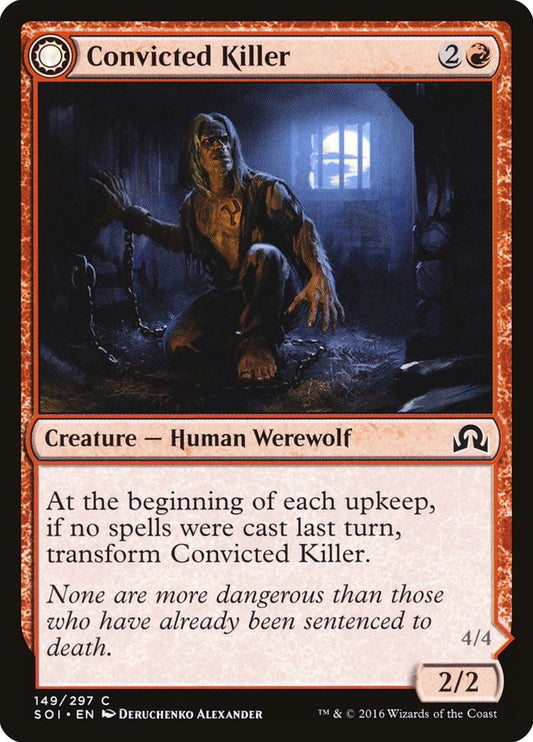 Convicted Killer // Branded Howler [Shadows over Innistrad] [Foil]