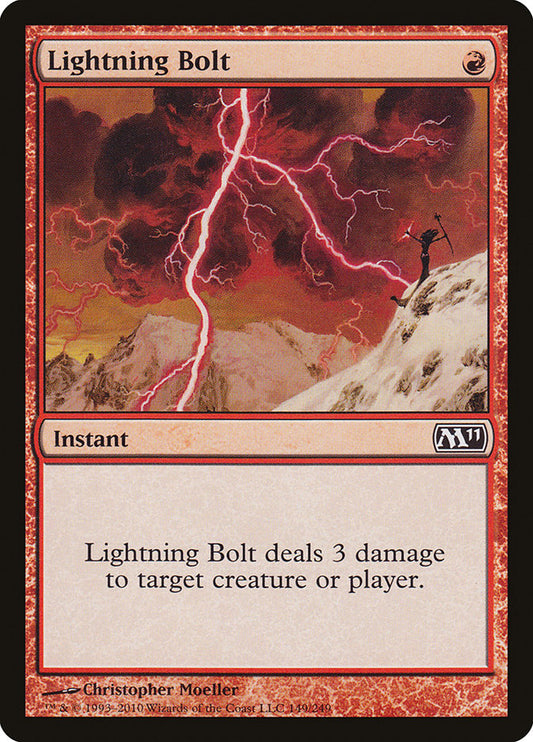 Lightning Bolt [Core Set 2011] [Foil]