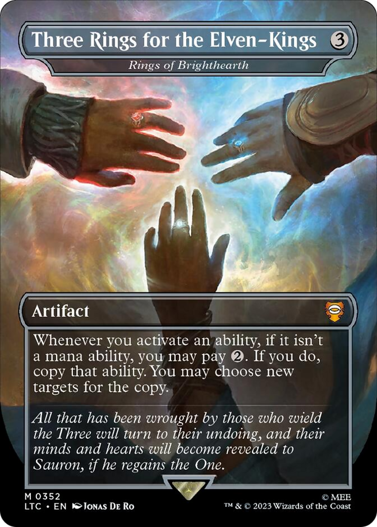 Three Rings for the Elven-Kings - Rings of Brighthearth [The Lord of the Rings: Tales of Middle-Earth Commander] [Foil]