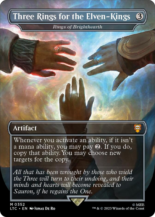 Three Rings for the Elven-Kings - Rings of Brighthearth [The Lord of the Rings: Tales of Middle-Earth Commander] [Foil]