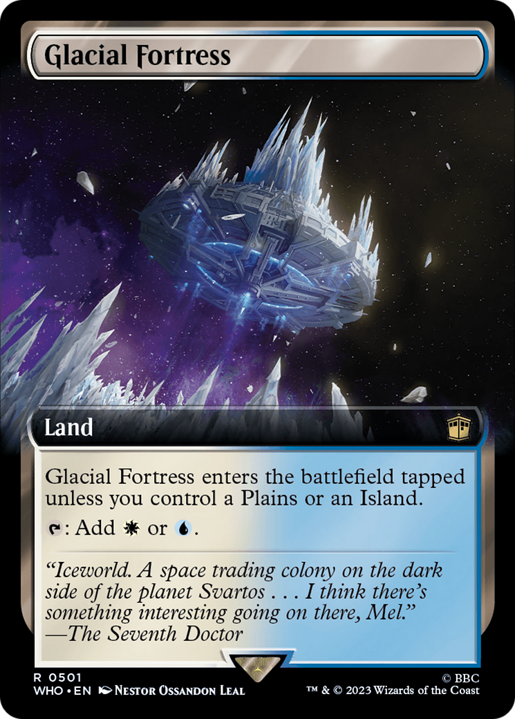 Glacial Fortress (Extended Art) [Doctor Who] [Foil]