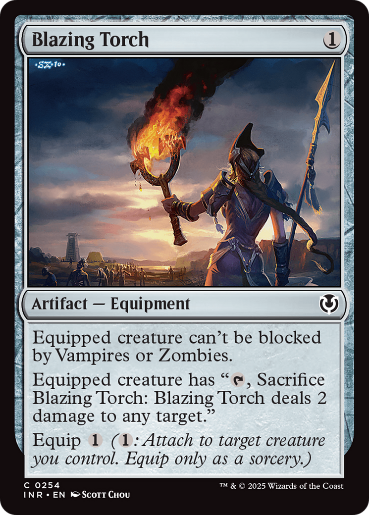 Blazing Torch [Innistrad Remastered] [Foil]