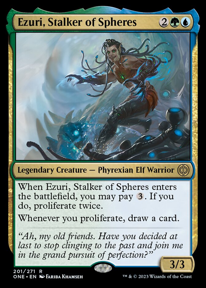 Ezuri, Stalker of Spheres [Phyrexia: All Will Be One] [Foil]