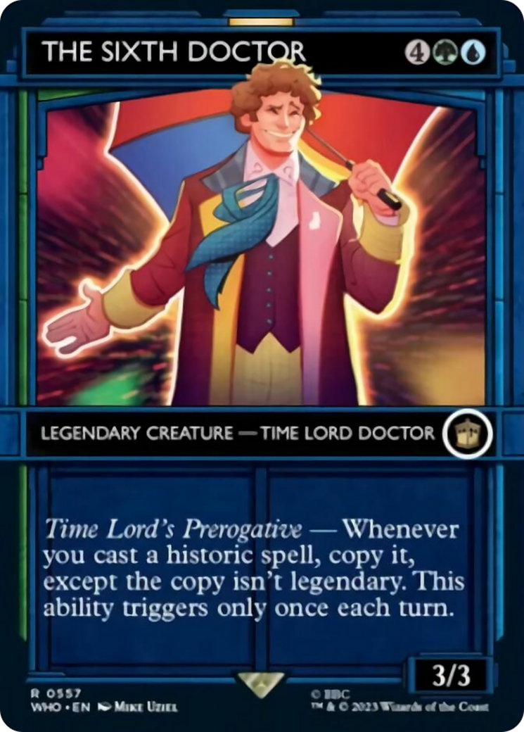 The Sixth Doctor (Showcase) [Doctor Who] [Foil]