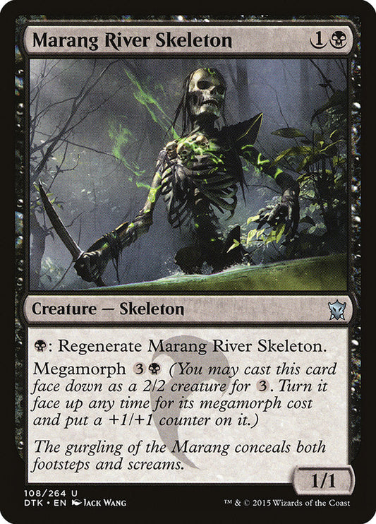 Marang River Skeleton [Dragons of Tarkir] [Foil]