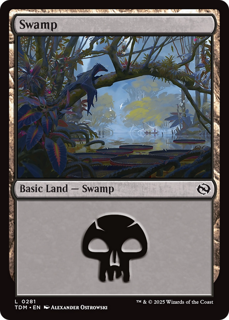Swamp (0281) [Tarkir: Dragonstorm] [Foil]