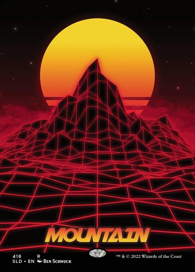 Mountain (418) [Secret Lair Drop Series] [Foil]