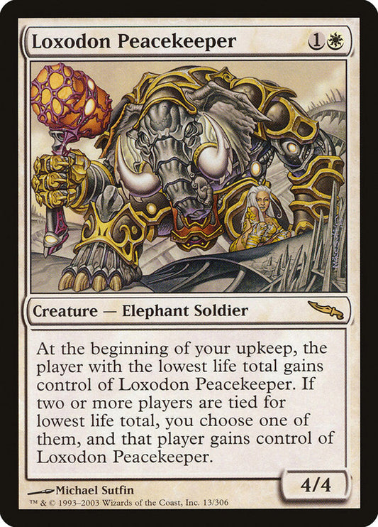 Loxodon Peacekeeper [Mirrodin] [Foil]