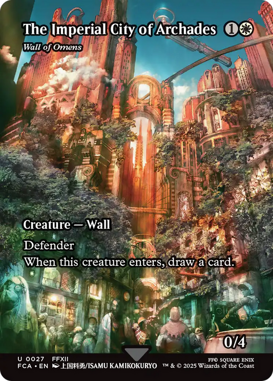 The Imperial City of Archades - Wall of Omens (Showcase) [FINAL FANTASY : Through the Ages] [Foil]