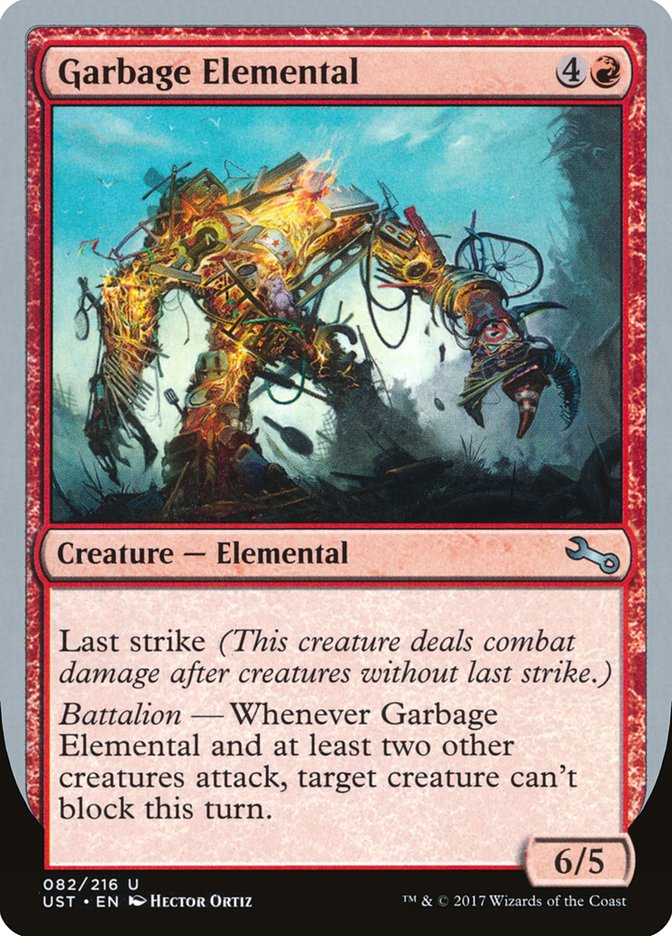 Garbage Elemental (6/5 Creature) [Unstable] [Foil]