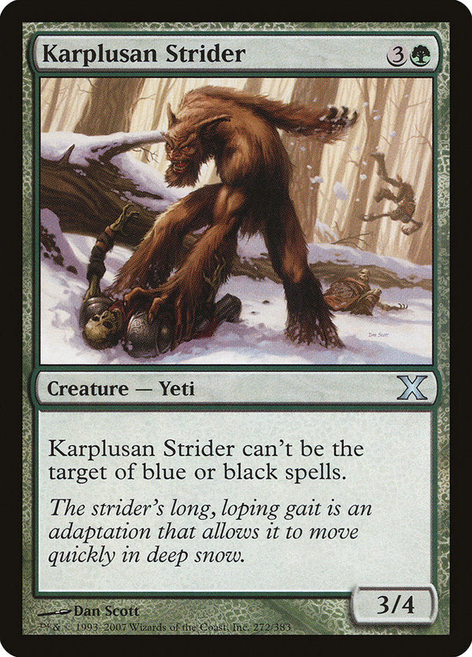 Karplusan Strider [Tenth Edition] [Foil]