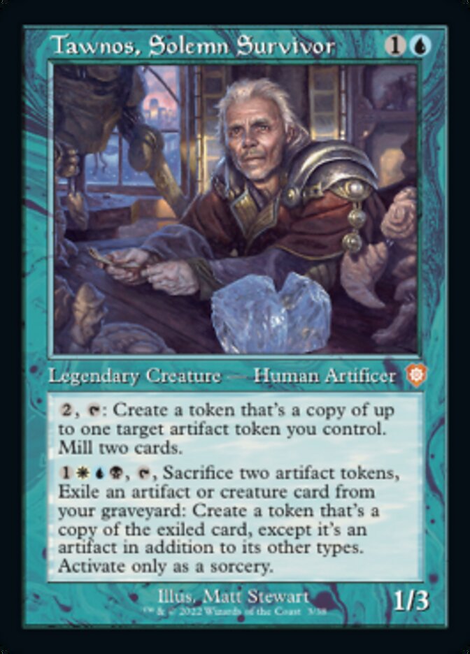Tawnos, Solemn Survivor (Retro) [The Brothers' War Commander] [Foil]