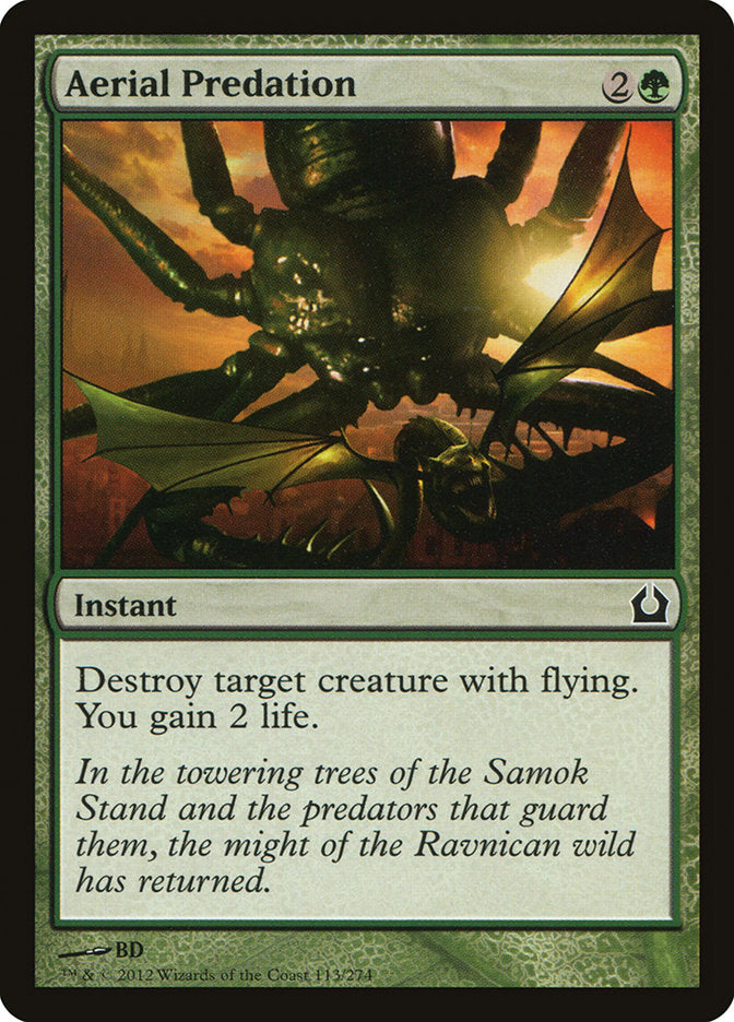 Aerial Predation [Return to Ravnica] [Foil]