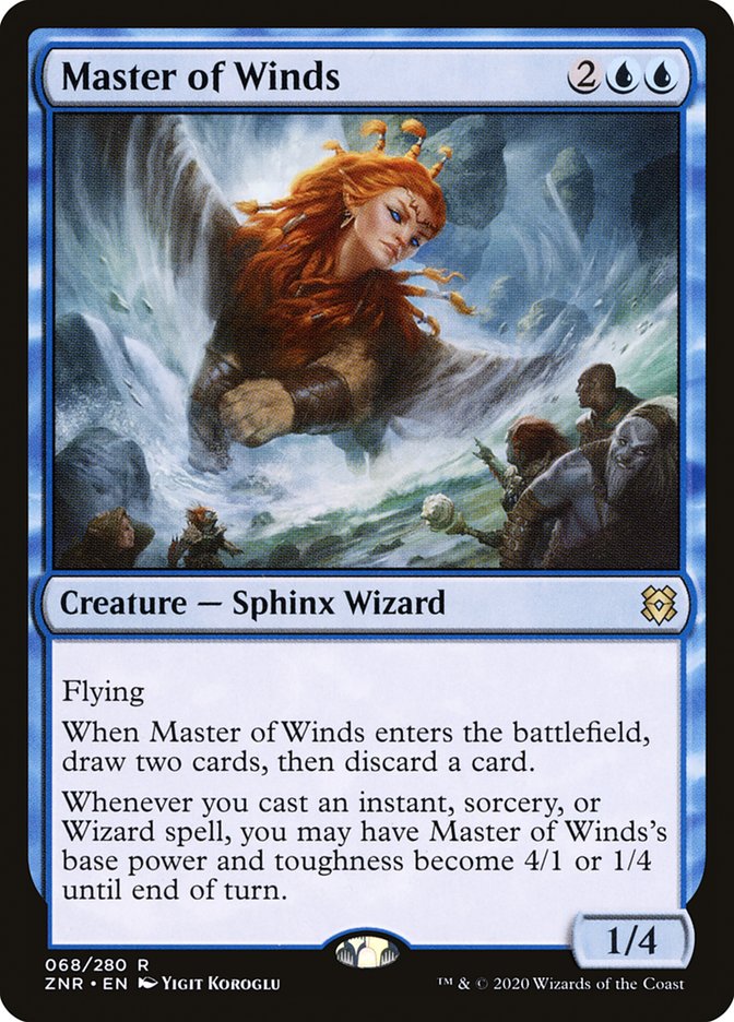 Master of Winds [Zendikar Rising] [Foil]
