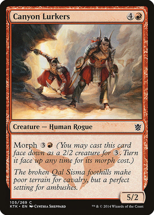 Canyon Lurkers [Khans of Tarkir] [Foil]