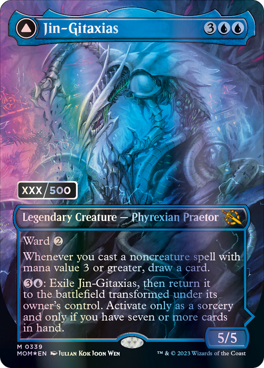 Jin-Gitaxias // The Great Synthesis (Serialized) [March of the Machine] [Foil]