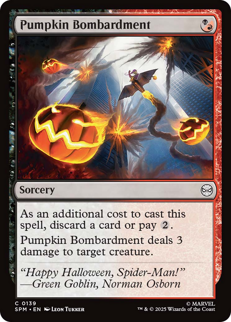 Pumpkin Bombardment [Marvel's Spider-Man] [Foil]