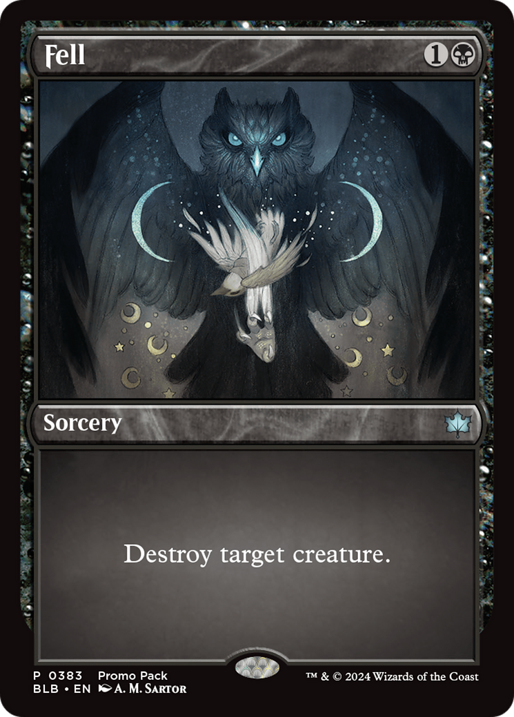 Fell [Bloomburrow Promos] [Foil]