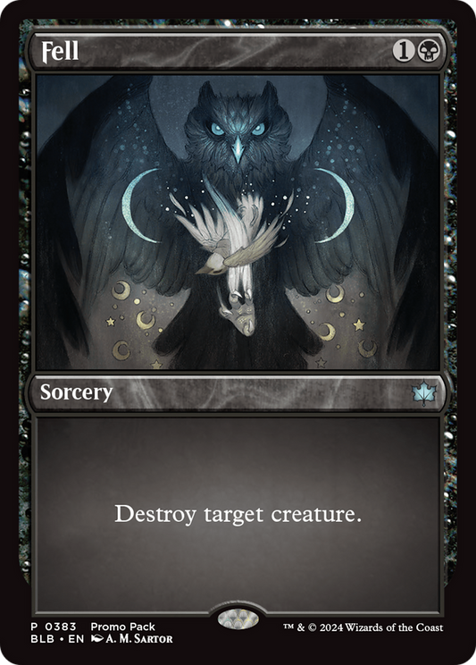Fell [Bloomburrow Promos] [Foil]